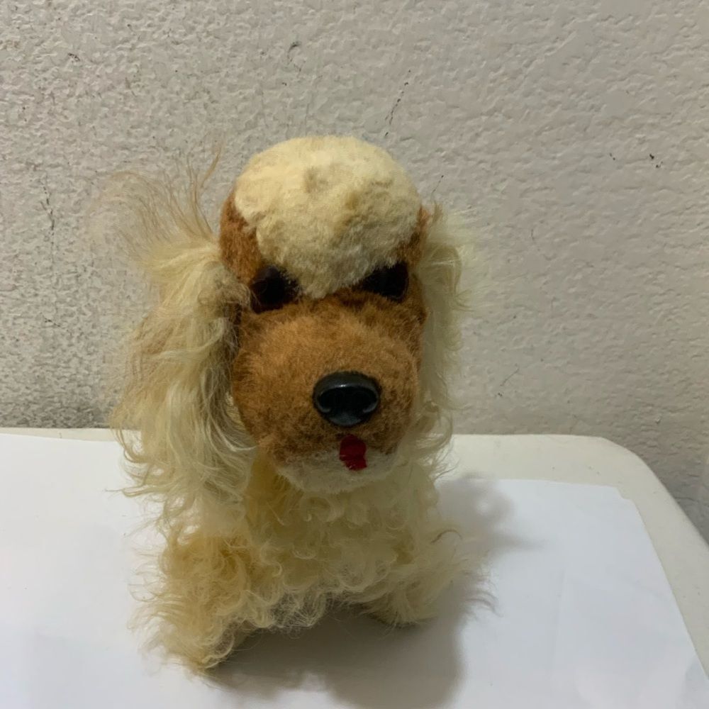 Vintage Steiff 1950s Pekinese Puppy Dog Mohair Plush
